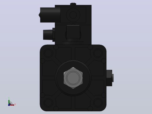 10A-5(V)系列带阀气缸(带三位阀型)[10A-5(V) (Ⅱ) SD 80 B 300 A 5]前视缩略图