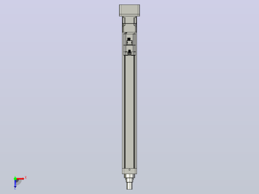 轻载电动缸TPA-ESR80-2510C-L800-MR-W-P75-JX-C3俯视缩略图