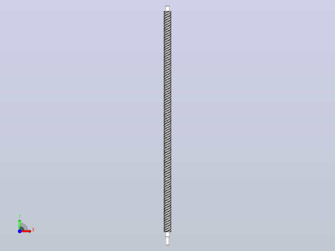 滚珠丝杆-1000.ipt前视图