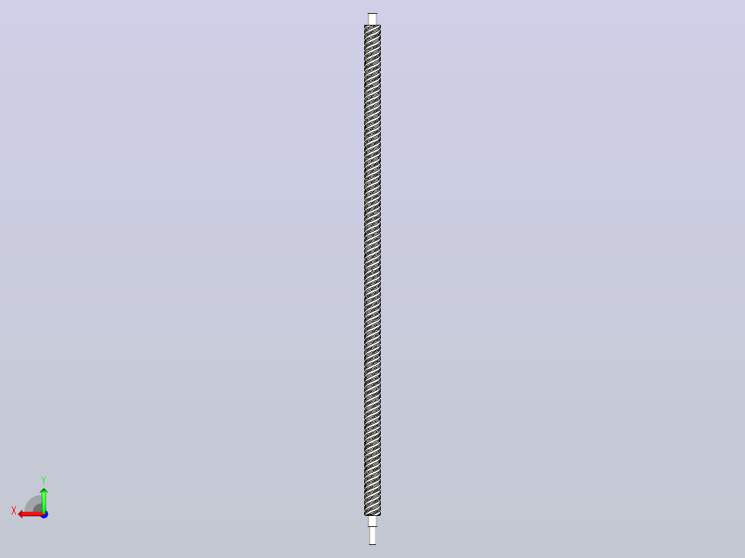 滚珠丝杆-1000.ipt后视图