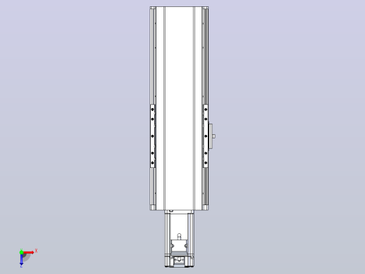 日规模组半封闭丝杆TPA-HNR-120D-1610C-L150-M-Y-P40-N3俯视缩略图