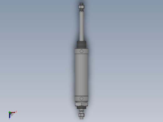 双活塞杆气缸（XQGAx系列）[XQGAx2-SD-32x80]俯视缩略图
