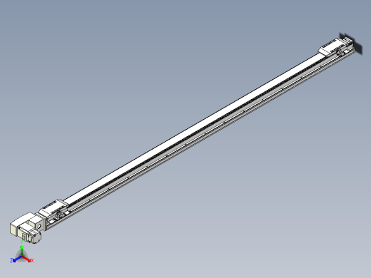 皮带直线轴双滑块型TPA-GCBS-50-P42-L650-QL-M10-N3主视缩略图