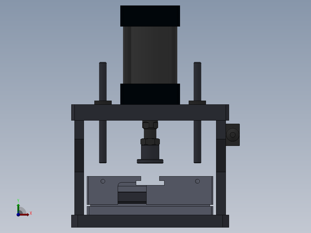 折弯工装  铆压工装前视图