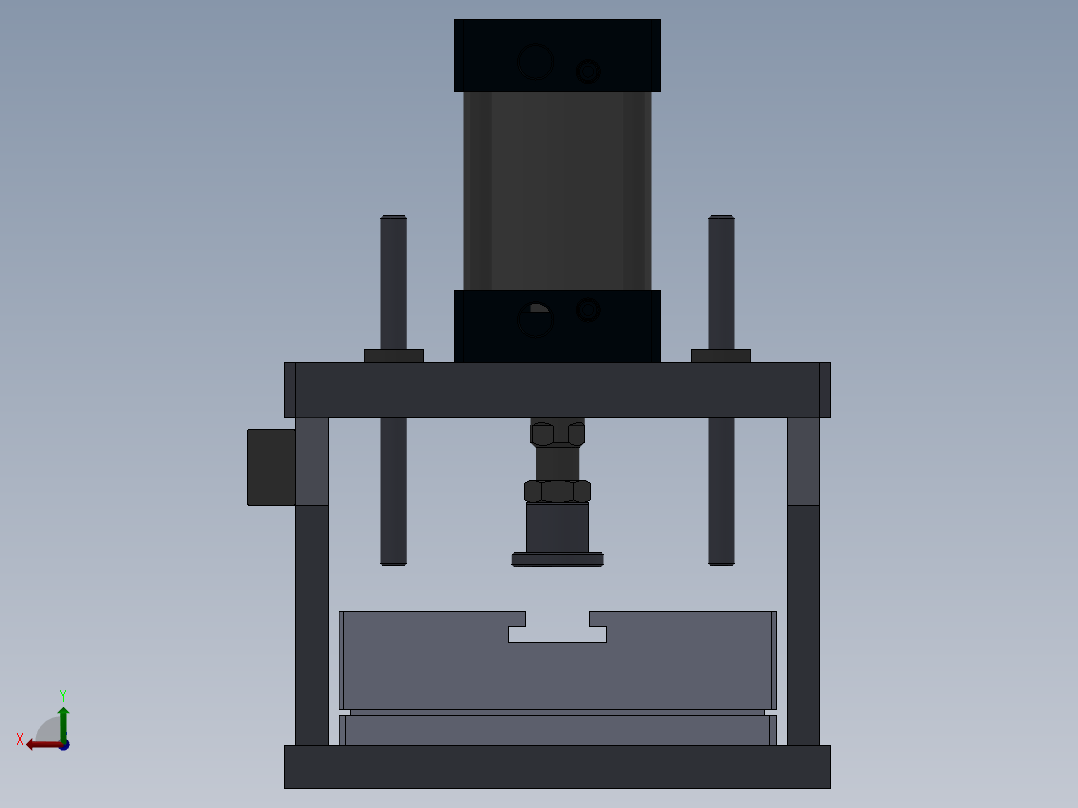 折弯工装  铆压工装后视图