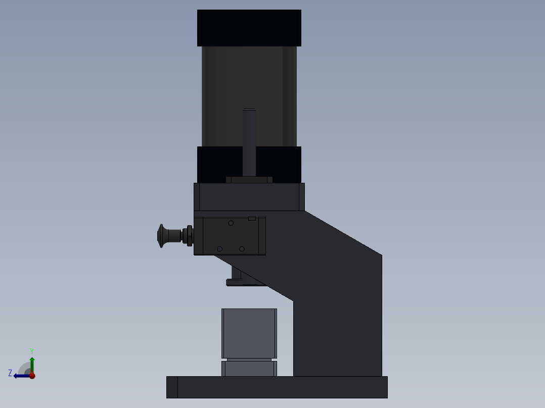折弯工装  铆压工装右视图