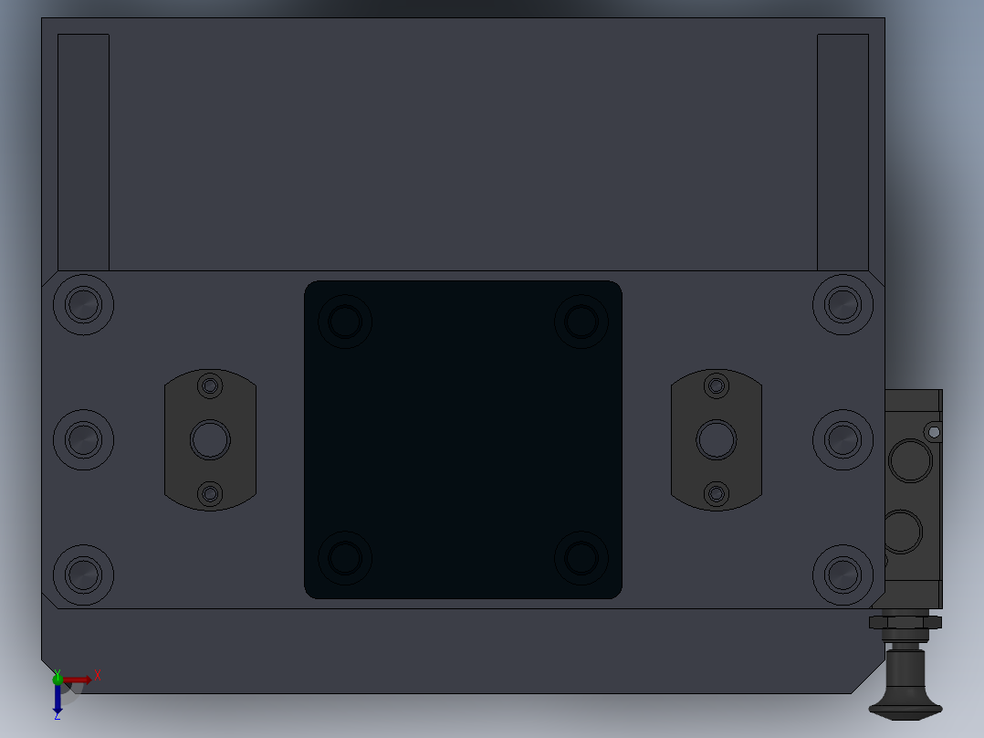 折弯工装  铆压工装俯视图