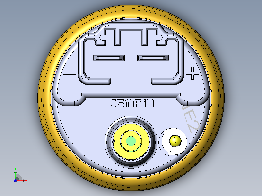 三轴自动夹具sw18可编辑前视图