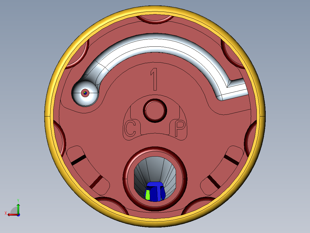 三轴自动夹具sw18可编辑后视图