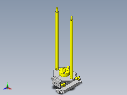 中 大型工件的夹紧机构