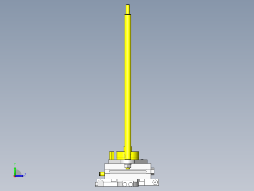 中 大型工件的夹紧机构左视缩略图