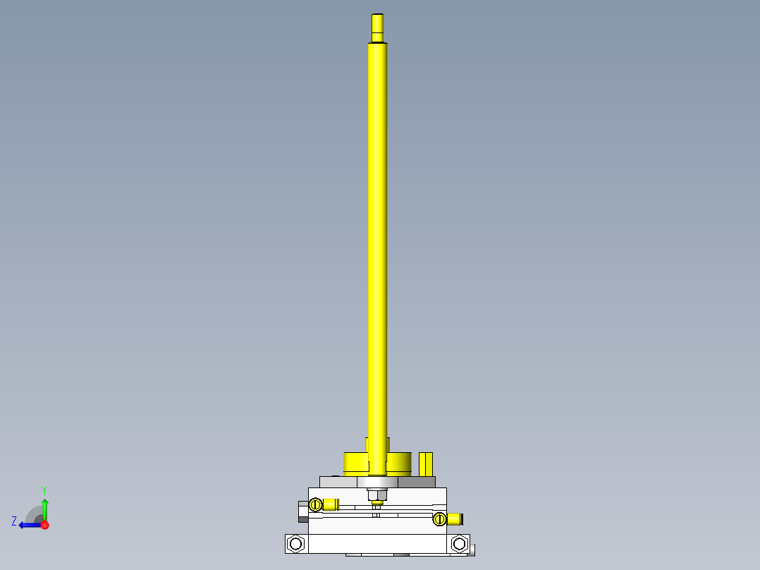 中 大型工件的夹紧机构右视图