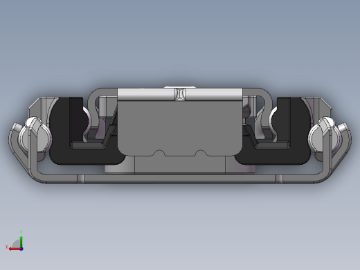 抽屉导轨结构3D图纸 Solidworks设计 附STEP后视缩略图