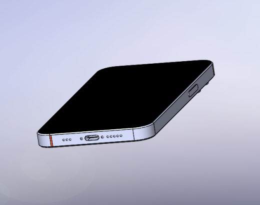 iPhone 13 Pro苹果手机3D数模图纸 Solidworks设计缩略图