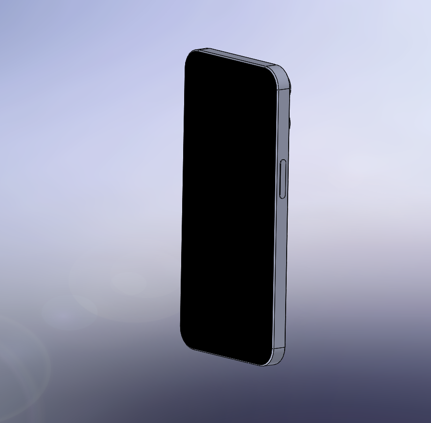 iPhone 13 Pro苹果手机3D数模图纸 Solidworks设计