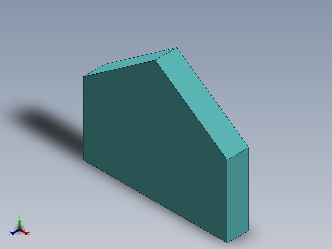 SW建模练习题-exercise 103正等轴测图