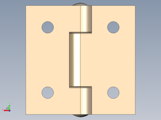 型材-KJN 20X20 SMALL HINGE KJN535684后视缩略图
