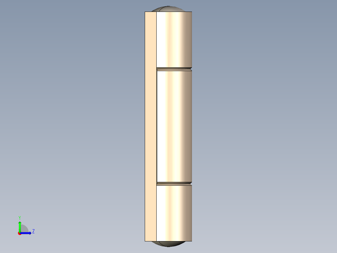 型材-KJN 20X20 SMALL HINGE KJN535684左视图