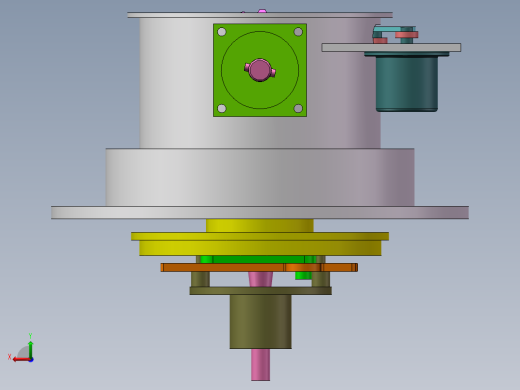 位置可调圆盘输出后视缩略图