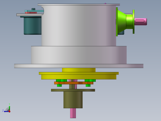 位置可调圆盘输出右视缩略图