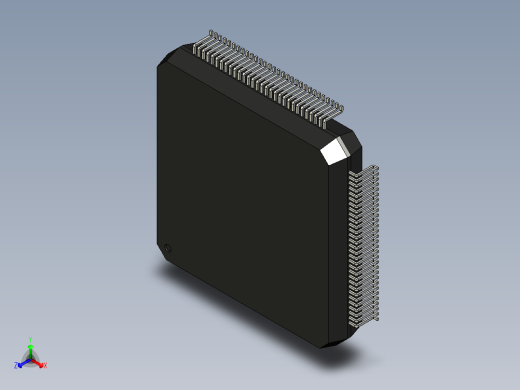 元器件3D封装QFP120_FPT_120P-M13160