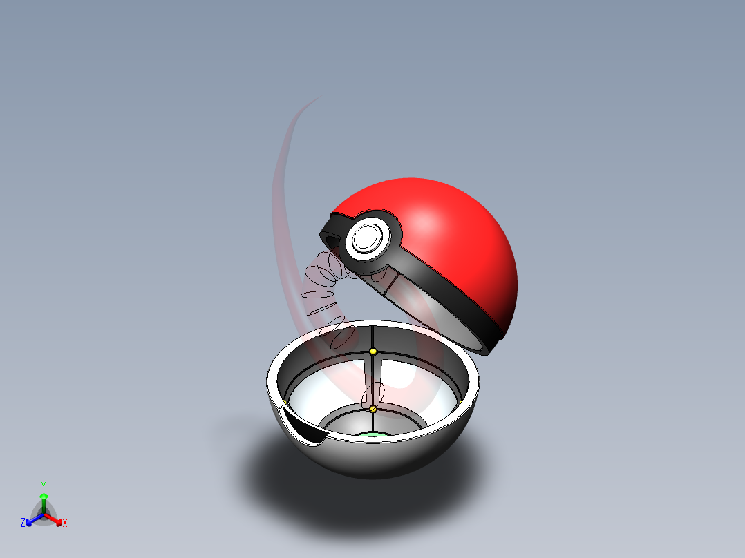 精灵球8正等轴测图