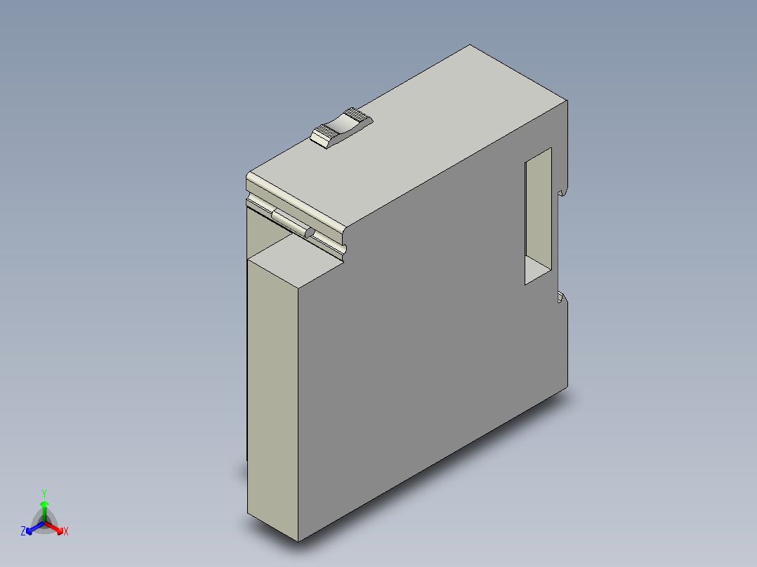 基恩士KV-AD40G_kc图纸模型主视图