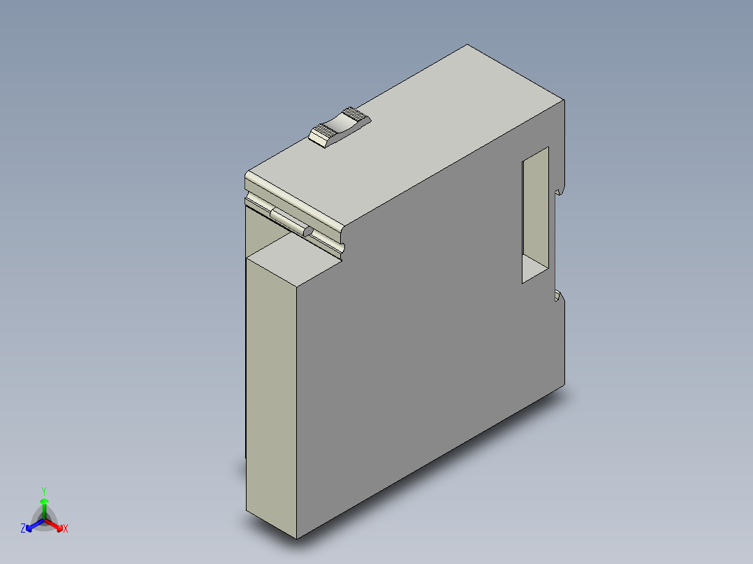 基恩士KV-AD40G_kc图纸模型正等轴测图