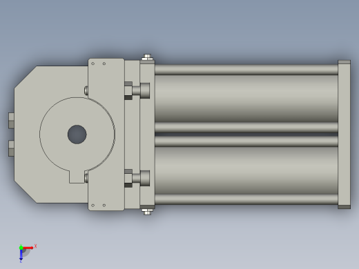 旋转气爪PRC60H-180俯视缩略图