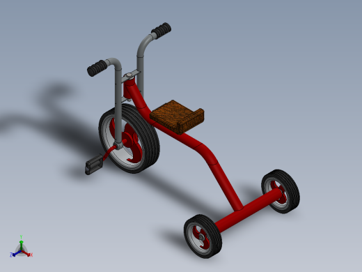 儿童三轮车-7--sw正等轴测缩略图