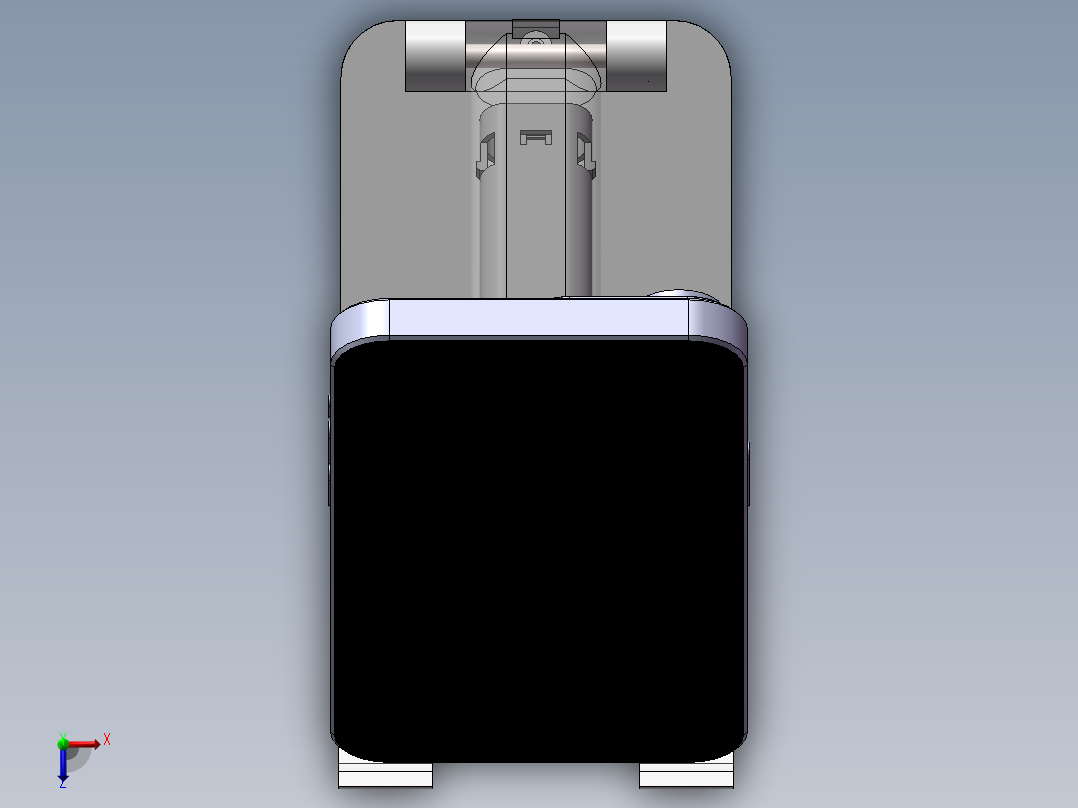 折叠手机支架俯视图
