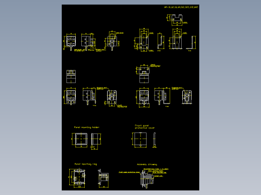 基恩士ap_30_cad_kc图纸模型