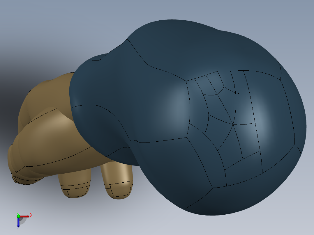 注塑模热流道自动切割机俯视图