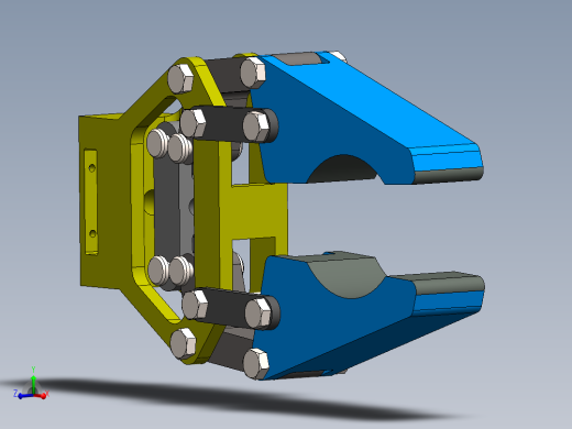 13英寸开口的夹子设计