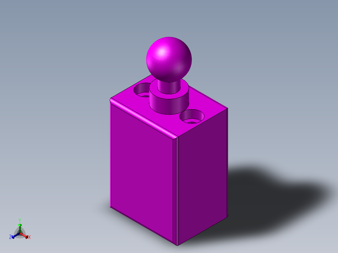 S20 限位开关正等轴测图