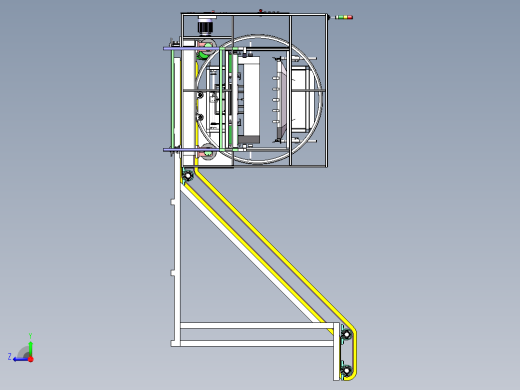 大周转箱翻转倒料机sw18可编辑右视缩略图