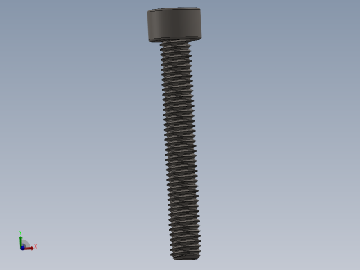 Screw_DIN_912_M5x35F_A2.SLDPRT公制内六角螺钉