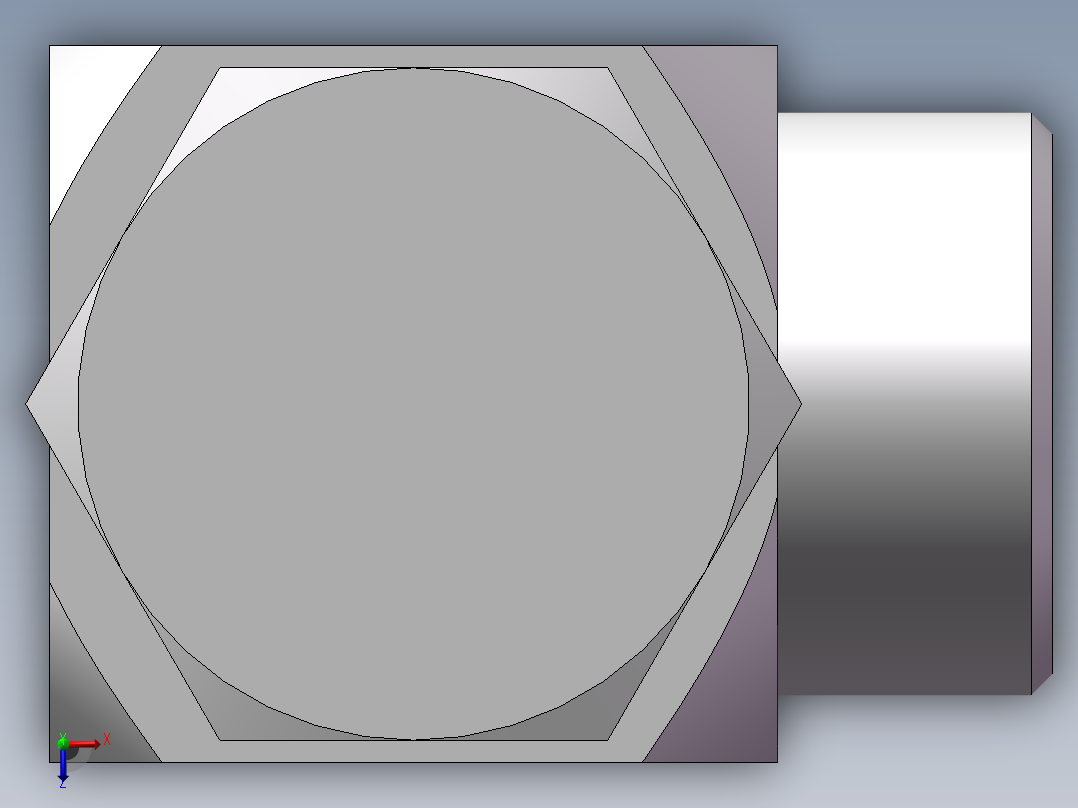 高压铰接式90度接头、1CI-26-B08俯视图