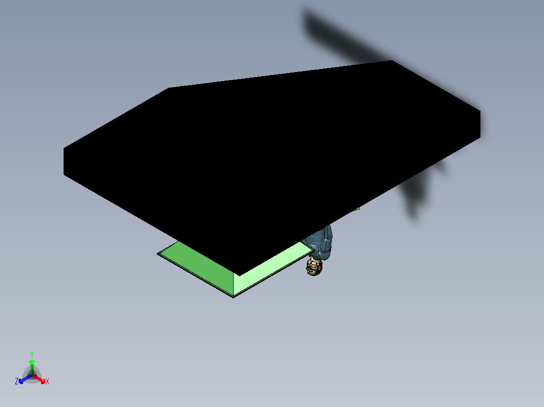推车正等轴测图