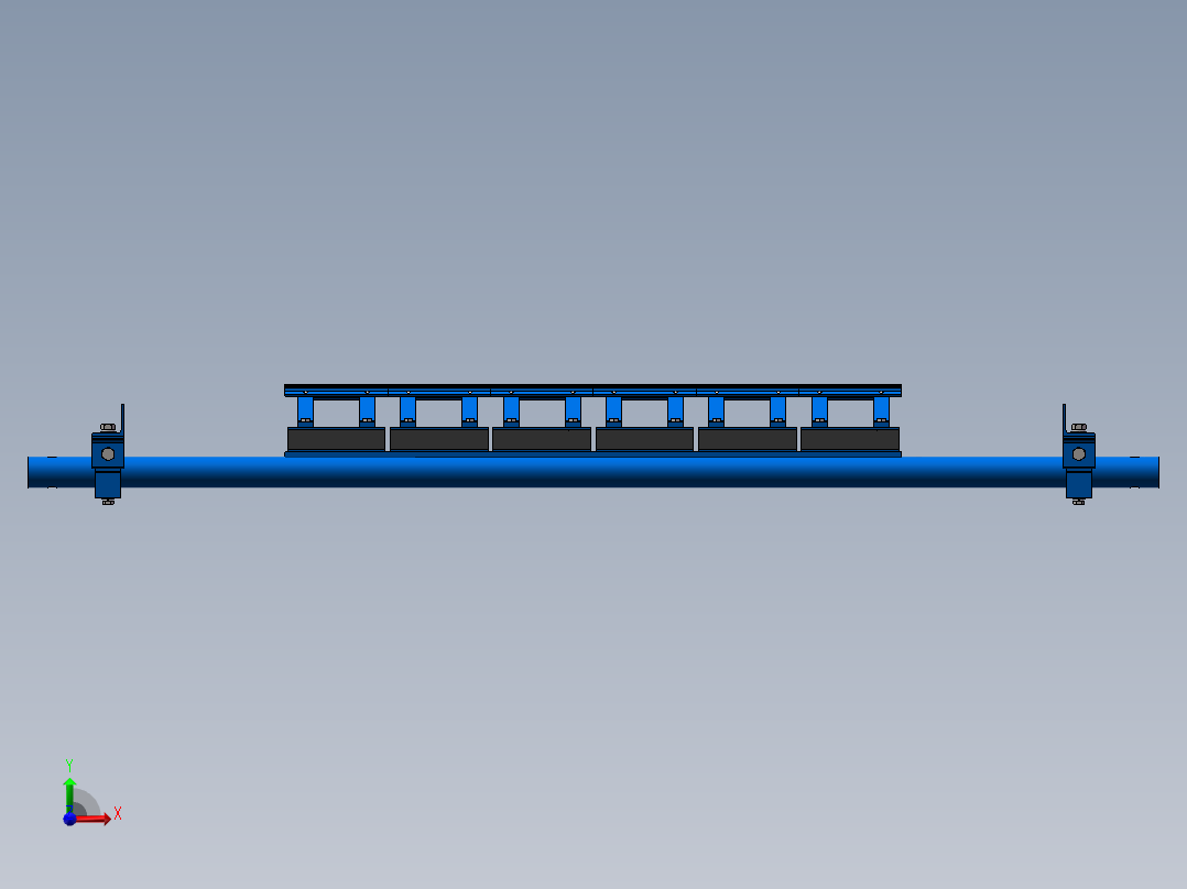 H型合金橡胶清扫器--838878--50前视图