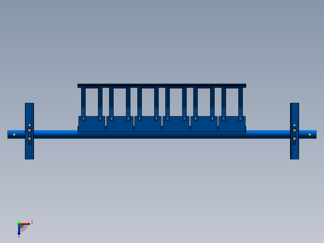 H型合金橡胶清扫器--838878--50俯视图