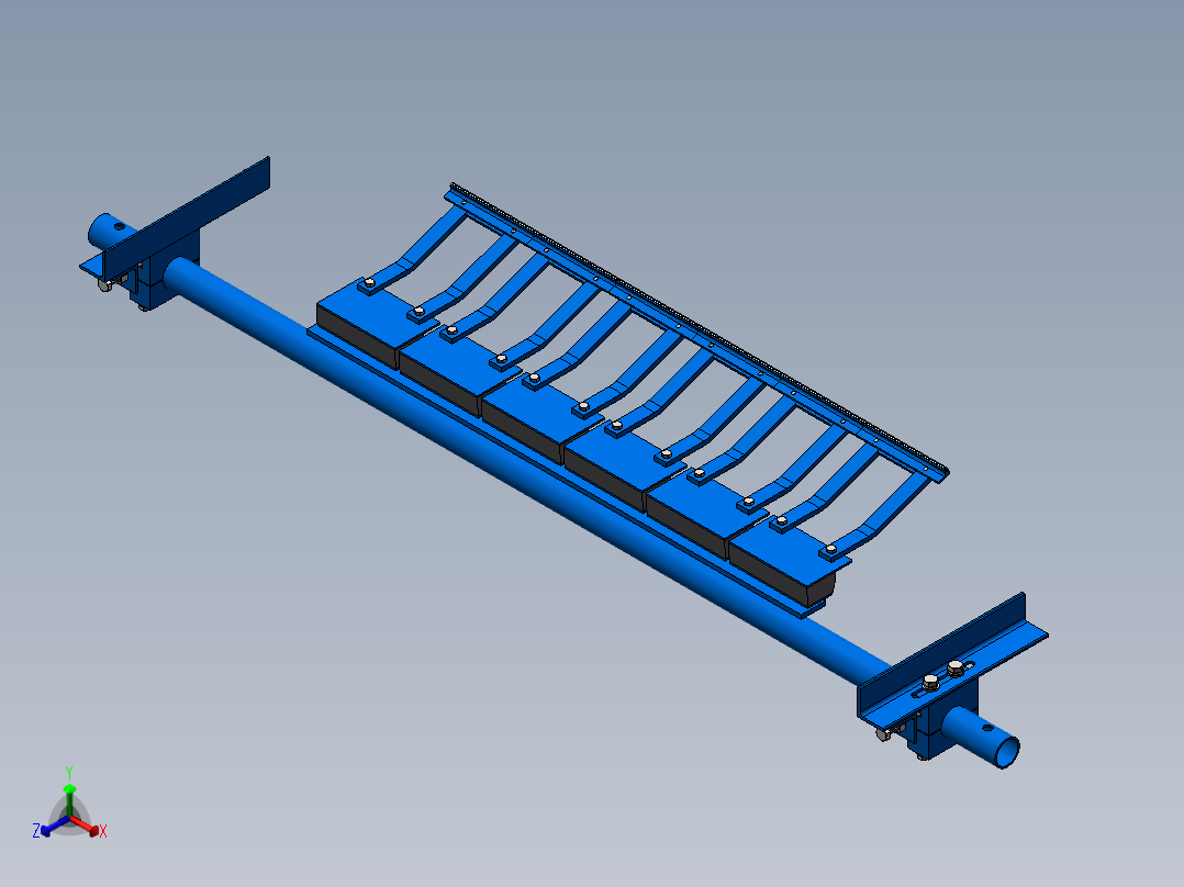 H型合金橡胶清扫器--838878--50正等轴测图