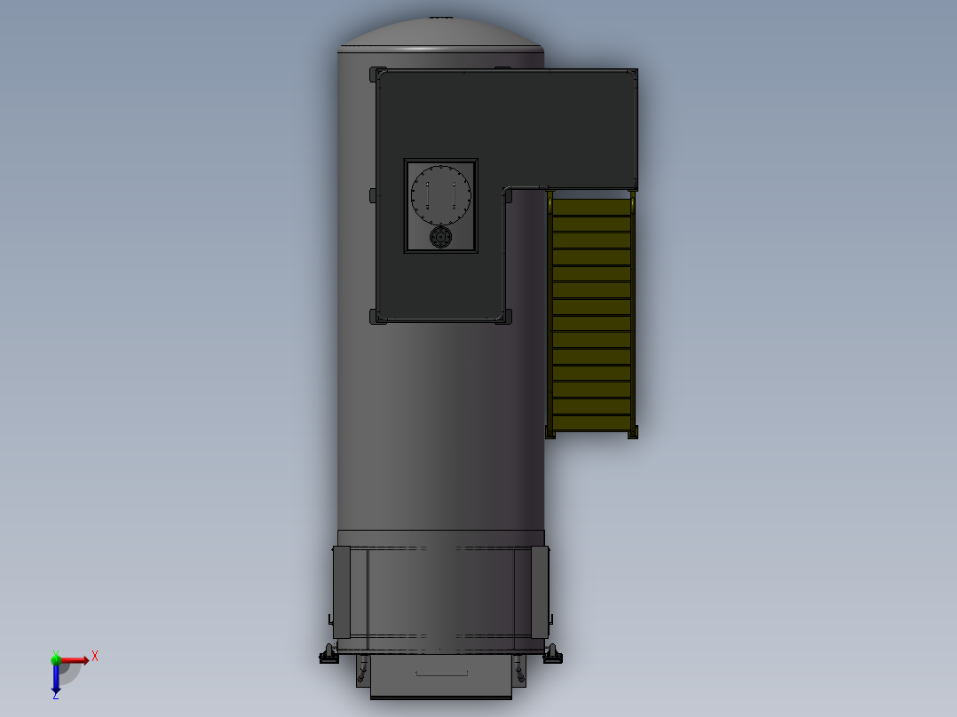 压力容积、30立方米储油罐俯视图