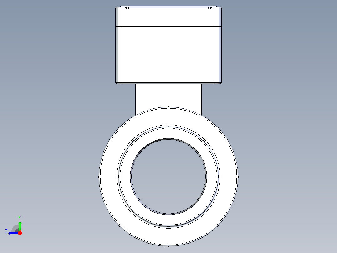 仪表、流量计(27)右视图