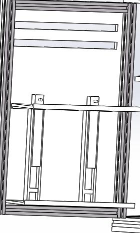 货架、可升降式多层箱体物流小车