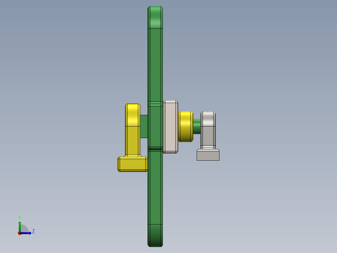 曲柄滑块 (4)左视图