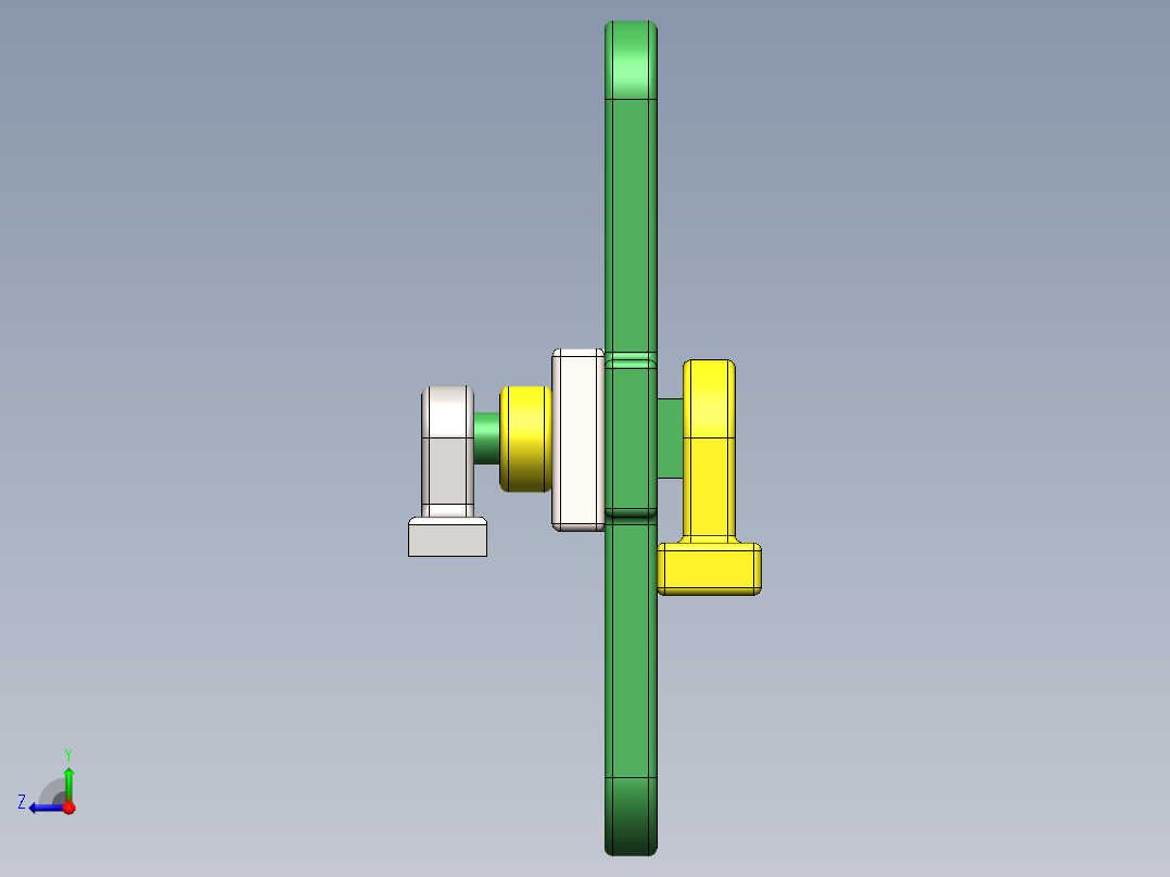 曲柄滑块 (4)右视图