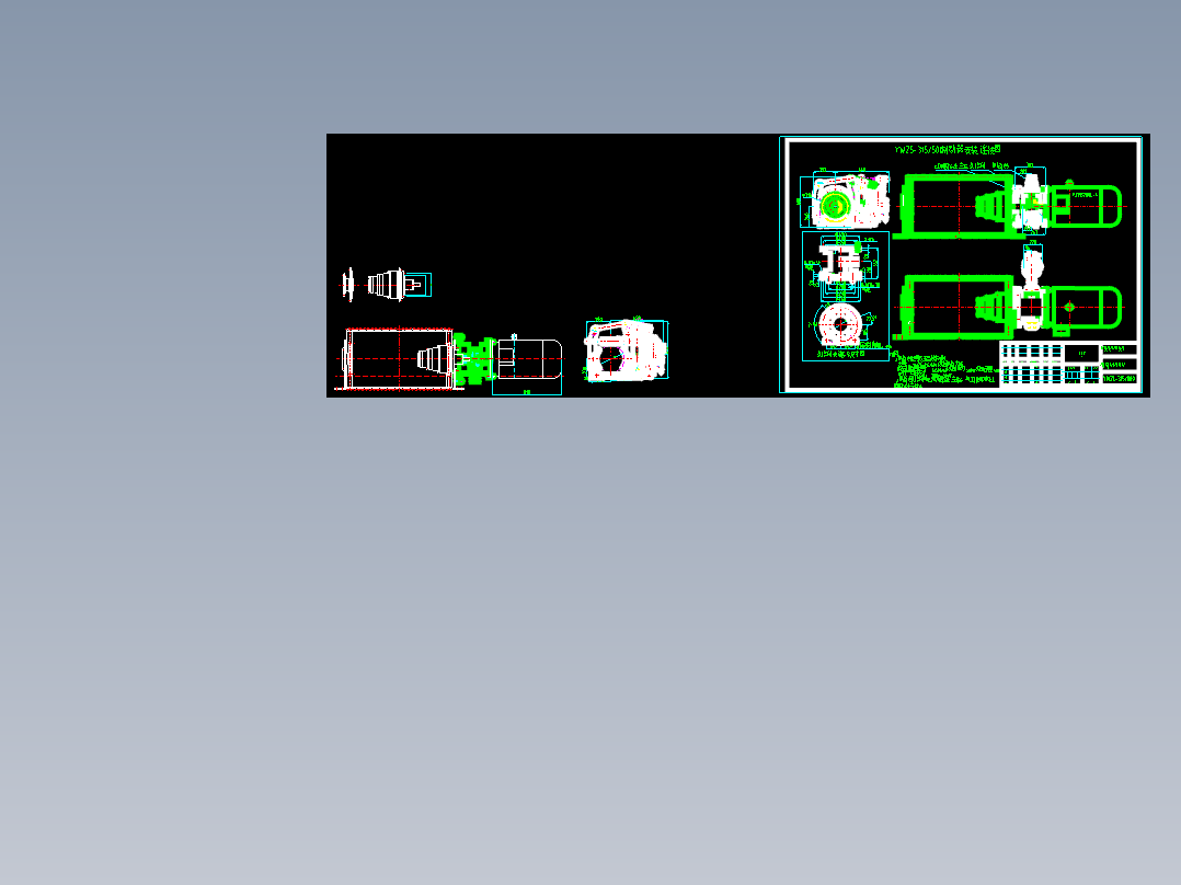 三合一卷筒制动器方案 YWZ5-315-800方案