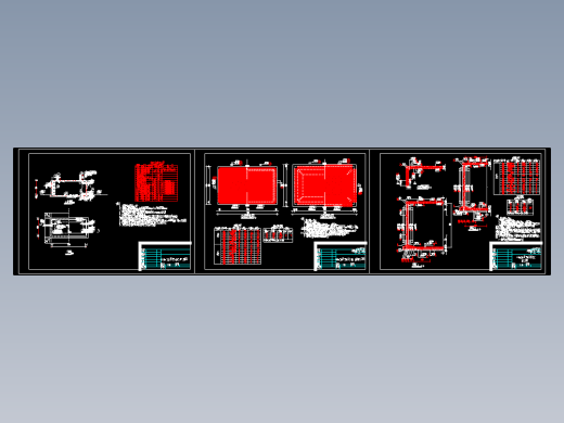 100立方米矩形蓄水池结构设计图