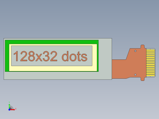 fet109124r 128x32显示器制造商福未来电子科技有限公司12前视缩略图